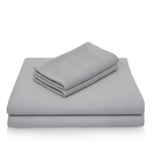 Malouf - Rayon from Bamboo - QUEEN Sheet Set - Light Gray (ASH).